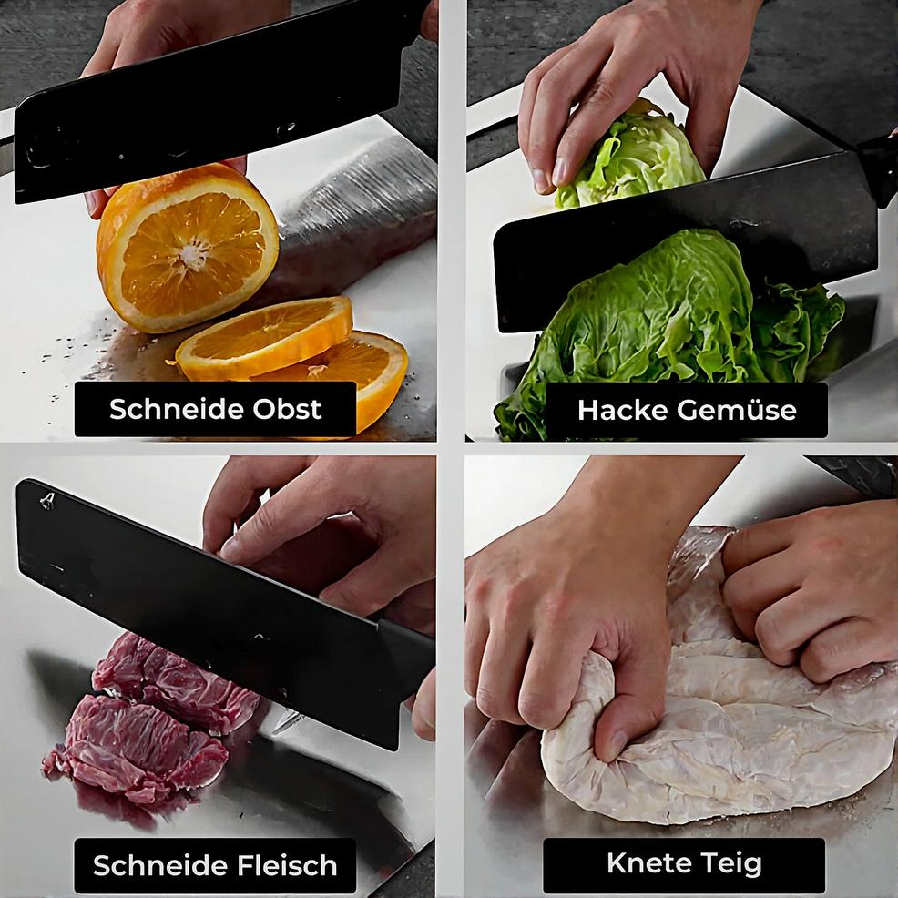 VONWERK™ Edelstahl-Schneidebrett