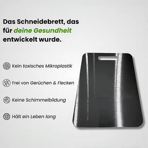 VONWERK™ Edelstahl-Schneidebrett