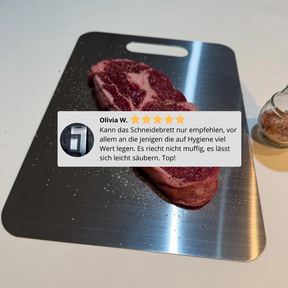 VONWERK™ Edelstahl-Schneidebrett