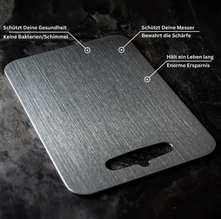 VONWERK™ Edelstahl-Schneidebrett