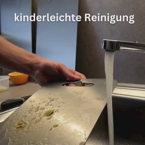 VONWERK™ Edelstahl-Schneidebrett